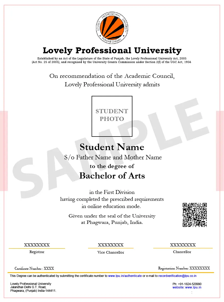 Online BA degree